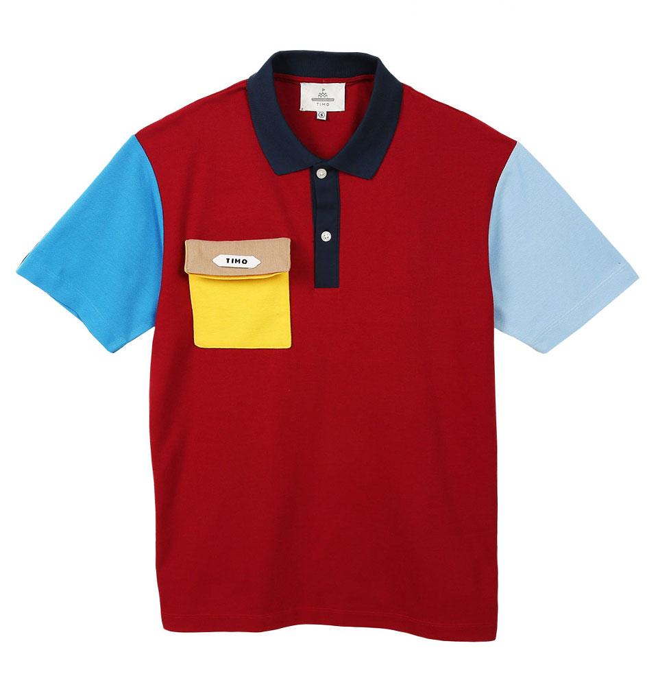 SAILOR-POCKET POLO RED – TIMO TRUNKS