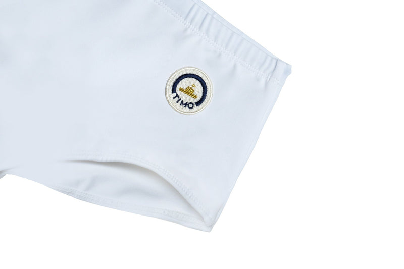TIMO SQUARE CUT WHITE TIMO TRUNKS 